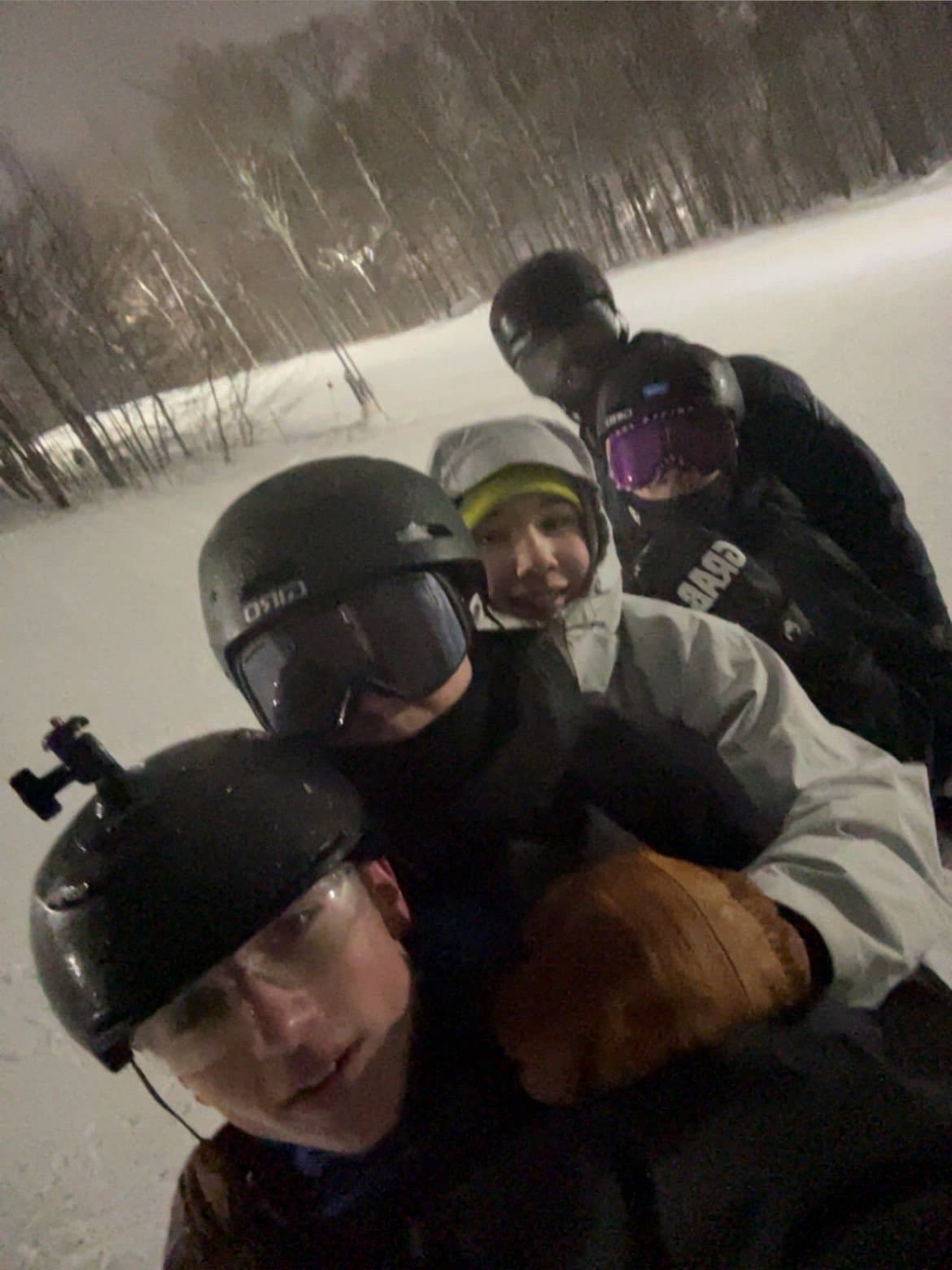 helmet selfie